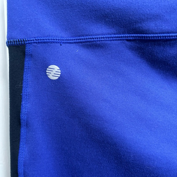 WOMENS ATHLETIC BLUE LEGGINGS Z BY ZELLA NORDSTROM BRAND SIZE XL - Picture 6 of 8